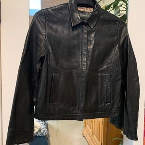 Lady’s leather jacket. Size small.